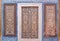 Doors with mother-of-pearl inlay in oriental style inTopkapi Palace in Istanbul, Turkey