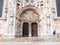 Doors of the Santa Maria Church in Jeronimos Monastery, Lisbon,