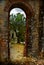 Doorway at ancient ruins