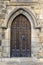 Doorway at Hexham Abbey in Northumberland, UK
