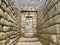 Doorway of Inca temple at Machu Picchu