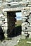 The doorway and lintel of the Viking Church at Hvalsey in Greenland