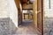 Doorway to roman villa in Pompeii