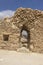 Doorway and wall in Masada