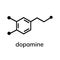 Dopamine chemical formula