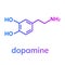 Dopamine chemical formula