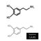 Dopamine molecule structure design