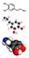 Dopamine neurotransmitter molecule