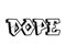Dope word trippy psychedelic graffiti style letters.Vector hand drawn doodle cartoon logo dope illustration. Funny cool