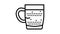 doppio coffee line icon animation