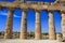 Doric Colonnade of the Greek Temple E at Selinus in Selinunte - Sicily, Italy