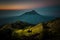 Dormant stratovolcano Mt. Merbabu