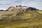 Dormant Volcano Tunupa situated on a peninsula of the Salar de Uyuni