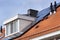 Dormer and solar panels