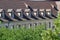 Dormer windows at Ecole Nationale d\'Administration in Strasbourg France