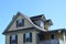 Dormer windows on house in Cape May, New Jersey