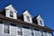 Dormer windows on house in Cape May, New Jersey