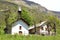 Dormillouse temple and school in the french Hautes Alpes