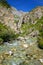 Doron river in Vanoise national Park valley, French alps