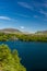 Dorothea slate quarry Wales, Snowdon in distance