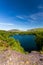 Dorothea slate quarry Wales, Snowdon in distance