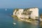 Dorset coast chalk cliffs Studland near Swanage south England UK