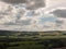 dorset corfe castle field view green landscape open summer day c