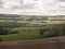 dorset corfe castle field view green landscape open summer day c