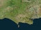 Dorset, England - Great Britain. High-res satellite. No legend