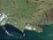 Dorset, England - Great Britain. Low-res satellite. No legend