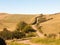 dorset hills fields grass ocean water sky blue nature farm summer day land road through