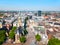 Dortmund city centre aerial view