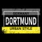 Dortmund German city logo vector. Modern typography. lettering for apparel, sticker, souvenir, advertising, identity