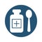 Dosage Isolated Vector icon which can easily modify or edit