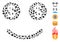 Dot Collage Lucky Money Smiley