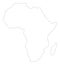 Dot Stroke Africa Map