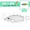 Dot to dot educational game and Coloring book Wrasse fish animal cartoon character vector illustration