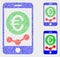 Dot Vector Mobile Euro Chart Icons