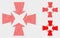 Dot Vector Shrink Arrows Icons