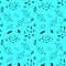 Dots minimal elegance neon blue modern pattern