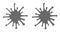 Dotted Halftone Covid-19 Virus Icon