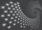 Dotted Halftone Vector Spiral Gray Pattern or Texture