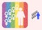 Dotted Mosaic Harem Symbol Hole Pictogram for LGBT