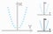 Dotted Parabola Plot Vector Mesh Network Model and Triangle Mosaic Icon