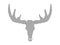 Dotted Pattern Picture of a Deer Antlers Trophy