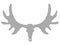 Dotted Pattern Picture of a Deer Antlers Trophy