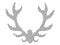 Dotted Pattern Picture of a Deer Antlers Trophy