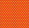 Dotted repeatable popart like duotone pattern. Speckled red yell