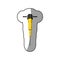 Dotted sticker demolition drill tool icon