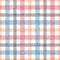 Dotted Tartan vector seamless pattern. Abstract dots stripes background. Scottish cell modern texture for surface design